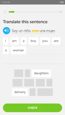 Duolingo android App screenshot 2